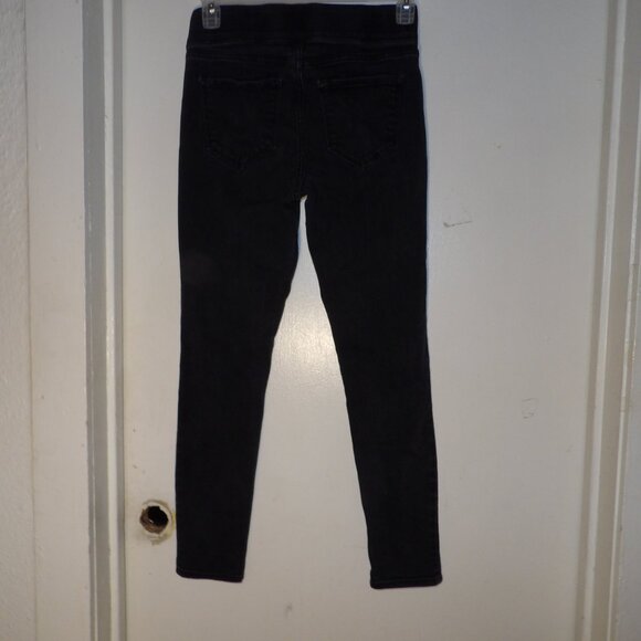 Old Navy Black Wash Pull On Mid Rise Jegging / Jeans Sz 8 - Picture 6 of 6